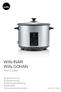 Wilfa INARI Wilfa GOHAN Rice Cooker. Bruksanvisning Bruksanvisning Betjeningsvejledning Käyttöohje Operating Instructions RC-5S, RC-10CD