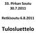 33. Pirkan Soutu Retkisoutu Tulosluettelo