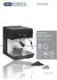 Kitchen. espresso piano black// espresso and cappuccino maker// Type 2432 BAR. Steam vent/ milk frother // 15 bar pressure //
