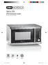 Spica 20L microwave oven For easy everyday cooking