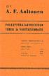A.F. Aaltonen TUKKU- JA VÄHITTÄISHINNASTO POLKUPYÖRÄTARVIKKEIDEN O.Y TURKU HUMALISTON K. 10 PUHELIMET: KONTTORI VARASTO, Rantakulma,.