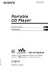 Portable CD Player D-NE10. Bruksanvisning Käyttöohjeet SE FI (1) 2004 Sony Corporation