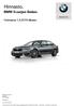 Hinnasto. BMW 5-sarjan Sedan. Voimassa alkaen. BMW Suomi Oy Ab Äyritie 8 b Vantaa.   Puh: