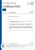 L 192. virallinen lehti. Euroopan unionin. Lainsäädäntö. Lainsäätämisjärjestyksessä hyväksyttävät säädökset. 54. vuosikerta 22.