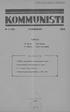 KOMMUNISTI. No I (49) TAMMIKUU K. Rovio Yrjö Sirola V. Ojanen Lauri Letonmäki TOIMITUS; 4. Neuvostovallan hintapolitiikka v