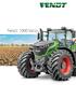 500 hevosvoimaa päivittäiseen mestarityöhön. Fendt 1000 Vario.