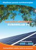 Aurinkosähkötalo EUROSOLAR OY. Maailman parasta aurinkoenergiaa. tuotekuvasto EUROSOLAR.