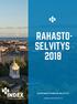 RAHASTO SELVITYS 2018