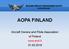 AOPA FINLAND. Aircraft Owners and Pilots Association of Finland