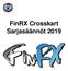 FinRX Crosskart Sarjasäännöt 2019