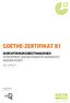 GOETHE-ZERTIFIKAT B1