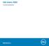 Dell Vostro Huoltokäsikirja. Säädösten mukainen malli: P75F Säädösten mukainen tyyppi: P75F010