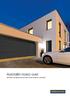 Autotallin nosto-ovet. UUTUUS: Duragrain-pinta antaa ovelle modernin ulkonäön